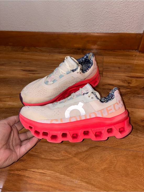 On Running Shoes - Free People Movement X On Cloudmonster Women’s Athletic Shoe Sneakers- size 7.5
